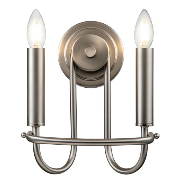 Kichler Lighting - Capitol Hill - KL-CAPITOL-HILL2-BN - Brushed Nickel 2 Light Wall Light