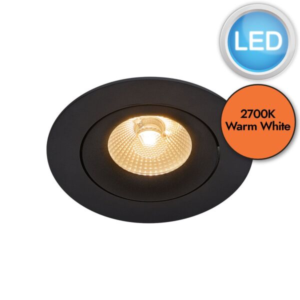 Nordlux - Aliki - 2310320003 - LED Black IP44 Bathroom Recessed Ceiling Downlight