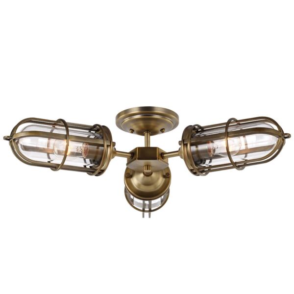 Quintiesse - QN-URBANREST-3SF - Urban Restoration 3 Light Semi Flush