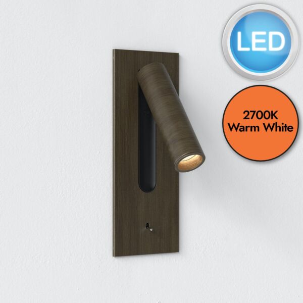 Astro Lighting - Fuse - 1215148 - LED Bronze Reading Wall Light