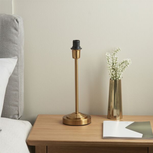 Endon Lighting - Rise - 118533 - Vintage Brass Base Only Table Lamp