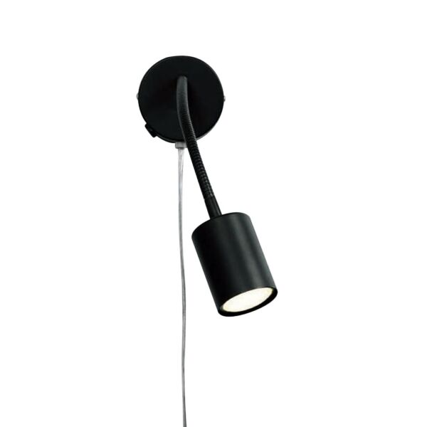 Nordlux - Explore Flex - 2113261003 - Black Plug In Reading Wall Light