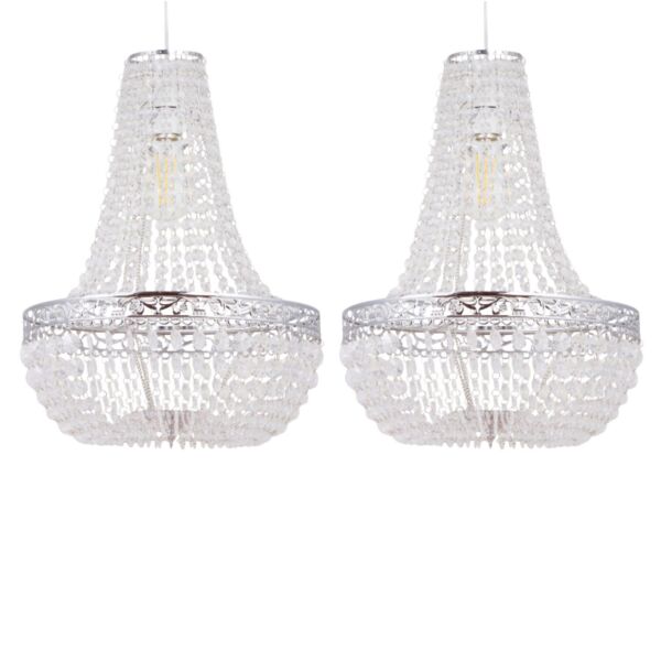 Set of 2 Marino - Chandelier Style Pendant Lightshades