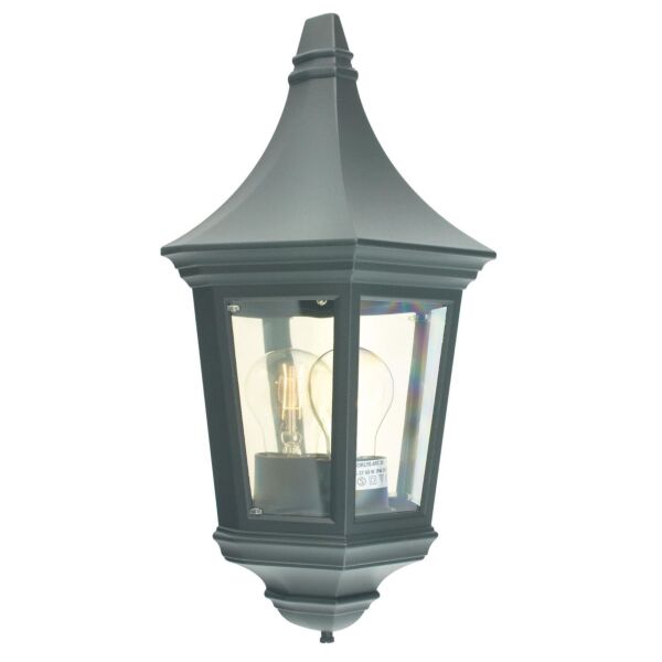 Elstead - Norlys - Valencia V9-BLACK Half Lantern