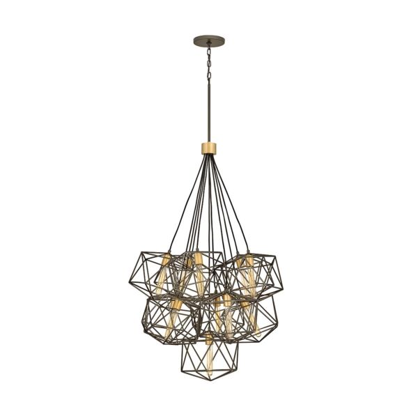 Hinkley Lighting - Astrid - HK-ASTRID-11P - Heritage Bronze Gold 11 Light Ceiling Pendant Light