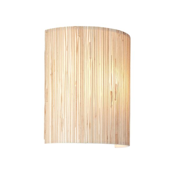 Endon Lighting - Longshore - 101690 - Natural Seagrass Black Wall Washer Light