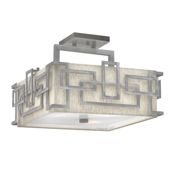 Elstead - Hinkley Lighting - Lanza HK-LANZA-SF-AN Semi-Flush