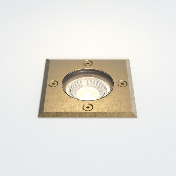 Astro Lighting - Gramos Square 1312009 - IP65 Solid Brass Ground Light