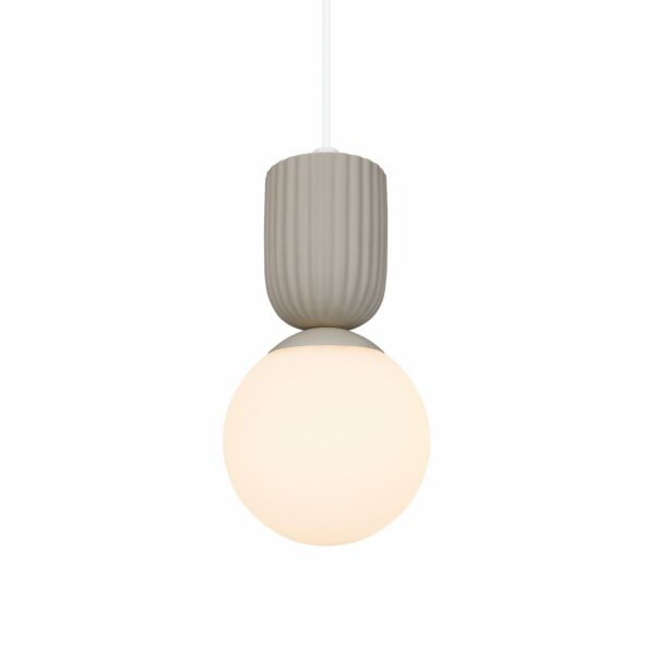 Nordlux - Sadie - 2512603009 - Beige White Glass Ceramic Ceiling Pendant Light