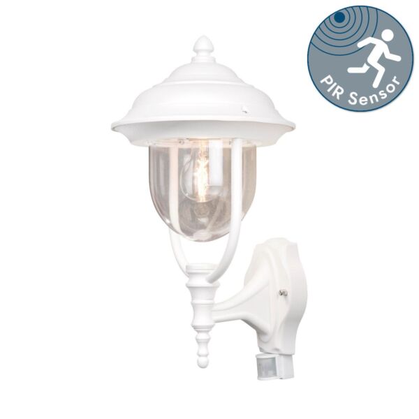 Konstsmide - Parma - 7235-250 - White IP44 Outdoor Sensor Wall Light