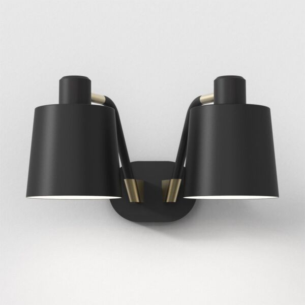 Astro Lighting - Edward - 1441002 & 5013024 - Black 2 Light Reading Wall Light