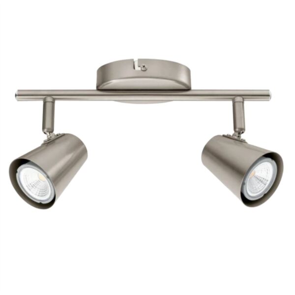 Travale - Satin Nickel 2 Way Adjustable Spotlight Fitting