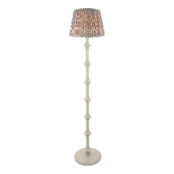 Endon Lighting - Carnaby & Ripple 35cm - 115480 - White Grey Floor Lamp