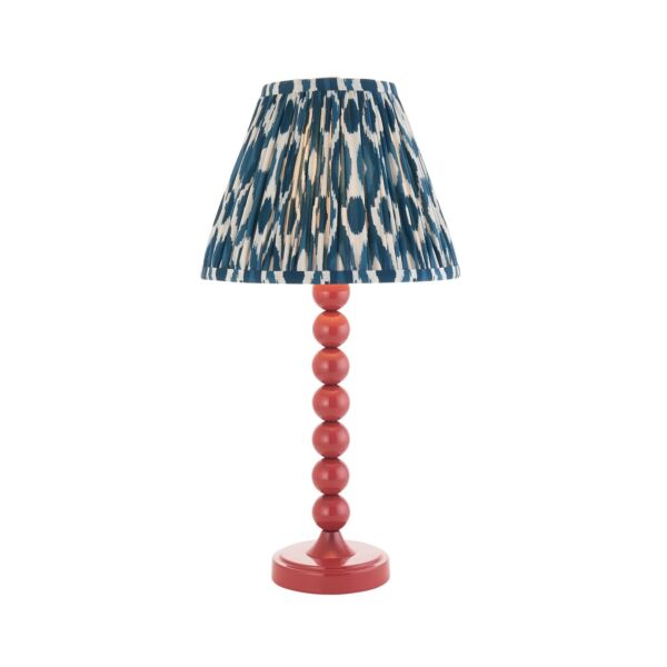 Endon Lighting - Higgledy & Ikat 25cm - 114737 - Pink Blue Table Lamp With Shade