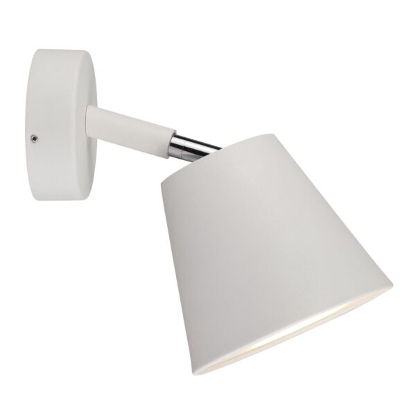 Nordlux - IP - 78531001 - White Frosted Glass IP44 Bathroom Wall Spotlight