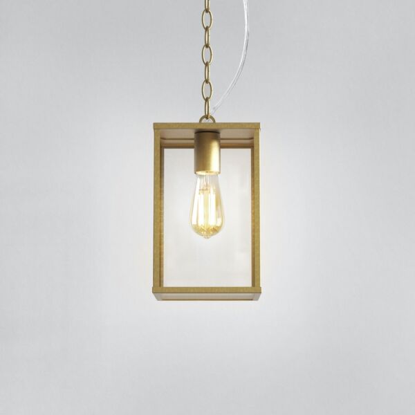 Astro Lighting - Homefield Pendant 240 1095035 - Natural Brass Pendant