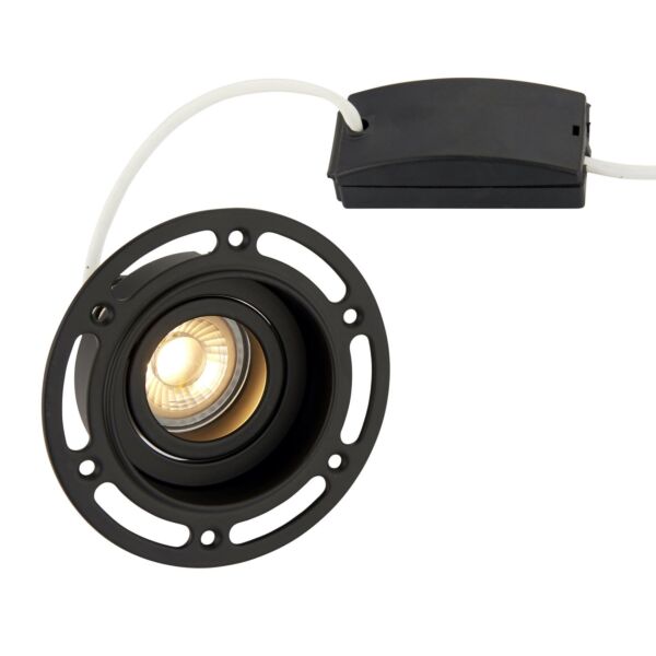 Saxby Lighting - Trimless Downlight - 92538 - Black Trimless Recessed Downlight