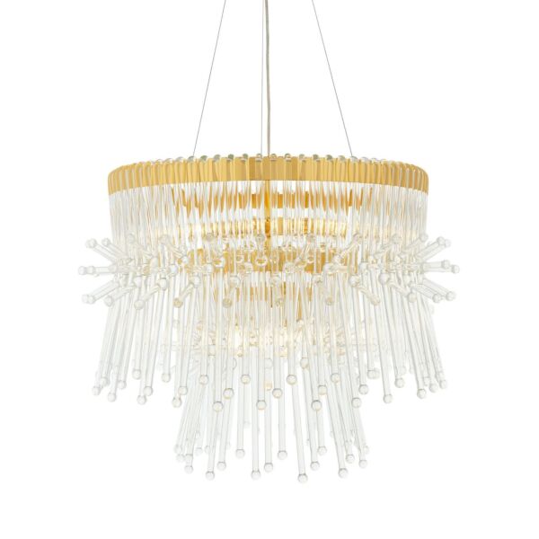 Gosford - Polished Gold 9 Light Pendant