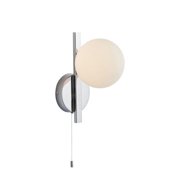 Carmelo - Polished Chrome Bathroom Wall Light