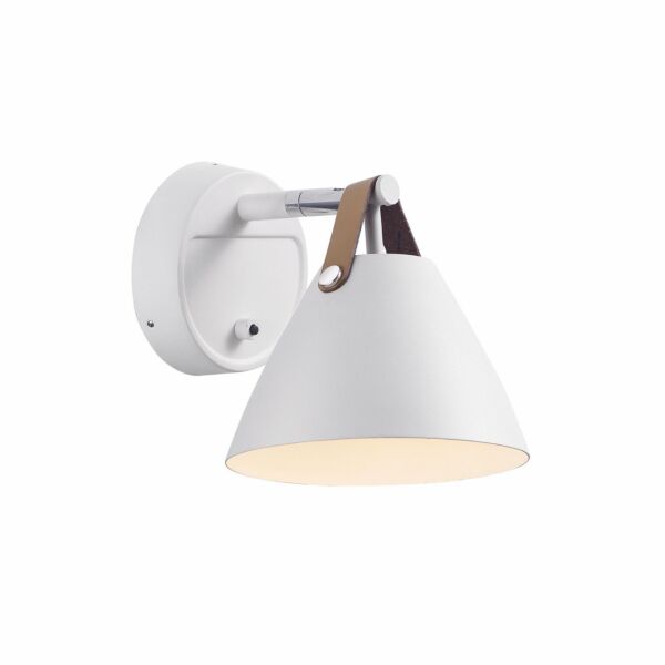 Nordlux - Strap 15 - 84291001 - White Plug In Wall Light