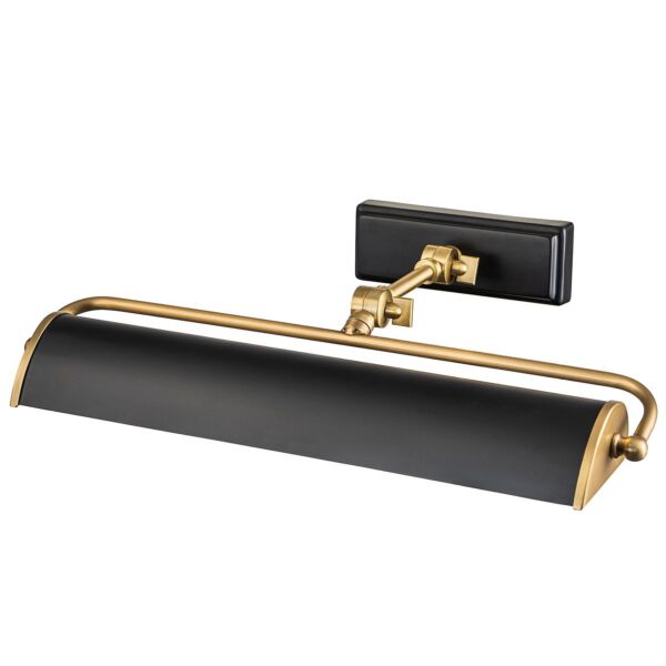 Elstead Lighting - Winchfield - WINCHFIELD-PLM-AB-MB - Aged Brass Black 2 Light Picture Wall Light