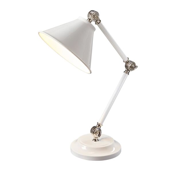 Elstead Lighting - Provence Element - PV-ELEMENT-WPN - White Nickel Task Table Lamp