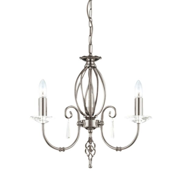 Elstead - Aegean AG3-POL-NICKEL Chandelier