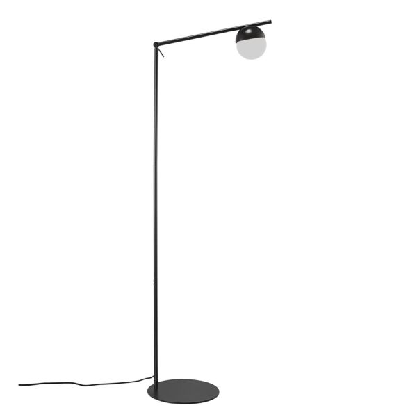 Nordlux - Contina - 2010994003 - Black Opal Glass Floor Reading Lamp