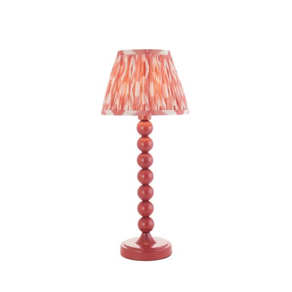 Endon Lighting - Higgledy & Ikat 20cm - 116279 - Pink Table Lamp With Shade