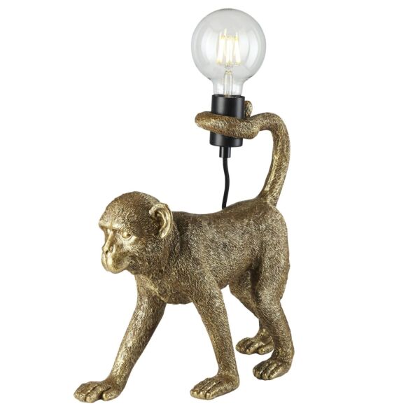 Endon Lighting - Capuchin - 106792 - Vintage Gold Black Table Lamp