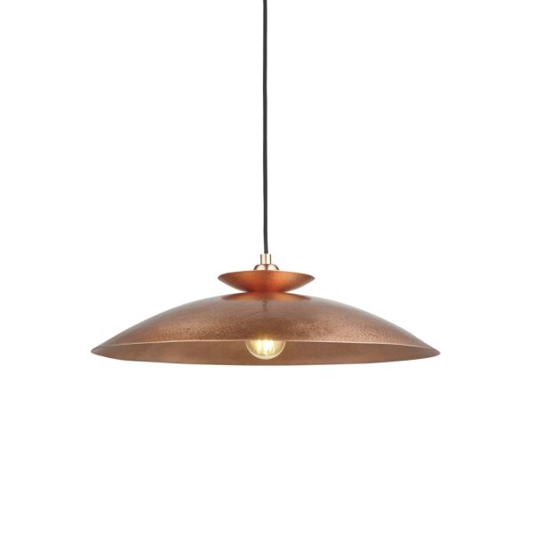 Dorsey - Hammered Copper Ceiling Pendant Light