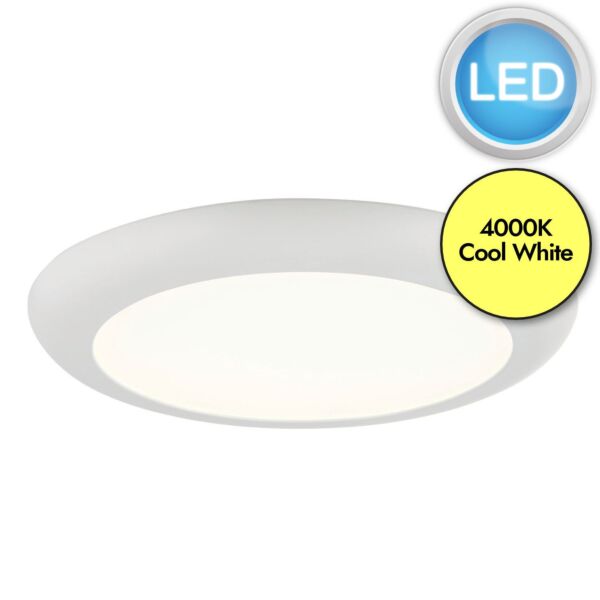 Saxby Lighting - SirioDISC - 78541 - LED White Opal Recessed Ceiling Downlight