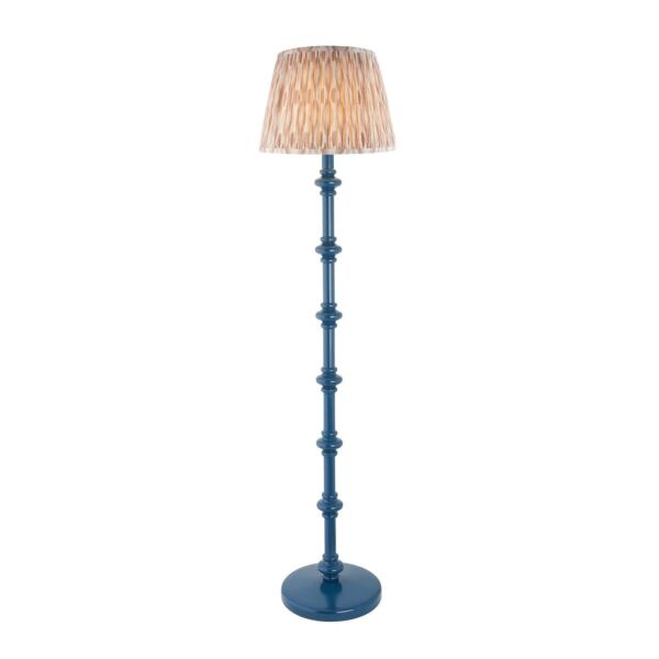 Endon Lighting - Carnaby & Ikat 35cm - 116154 - Blue Neutral Floor Lamp