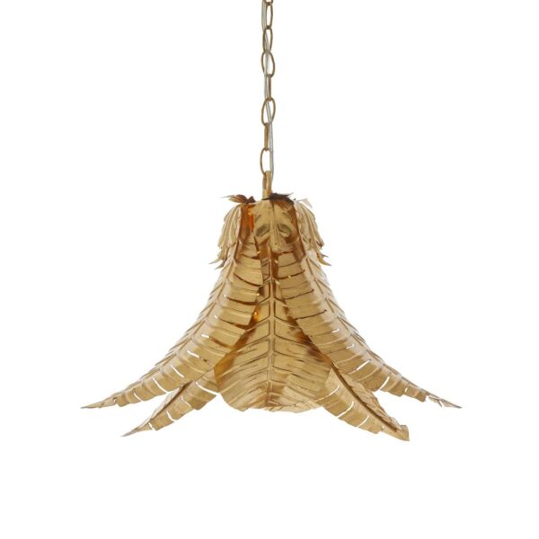 Fern - Distressed Gold 1 Light Pendant