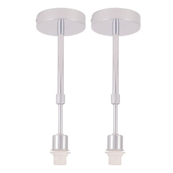 Set of 2 x E14 Adjustable Ceiling Mounts