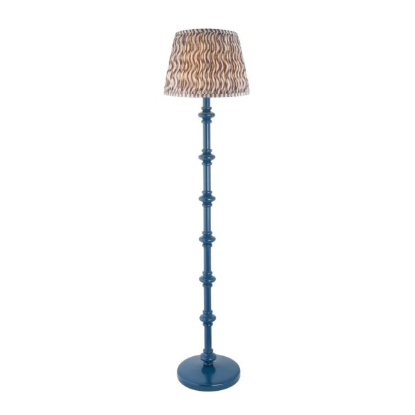 Endon Lighting - Carnaby & Ripple 35cm - 116148 - Blue Grey Floor Lamp