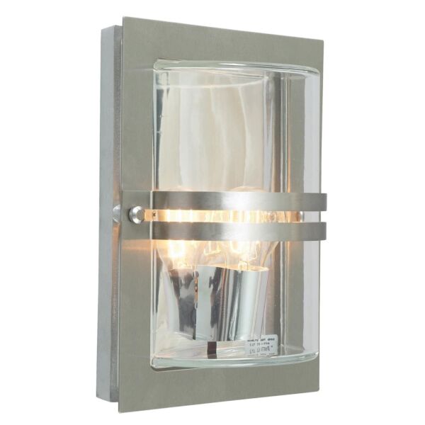 Elstead - Norlys - Basel BASEL-E27-S-S-C Bulkhead Wall Light