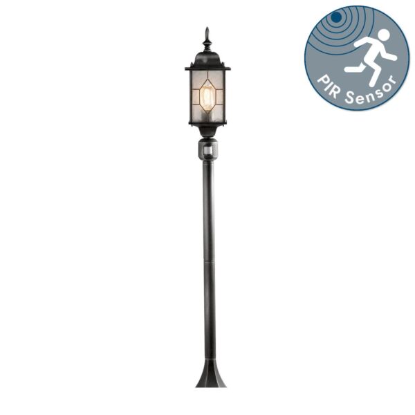 Konstsmide - Milano - 7249-759 - Black Outdoor Post Light