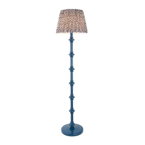 Endon Lighting - Carnaby & Leaf 40cm - 114394 - Blue Grey Floor Lamp