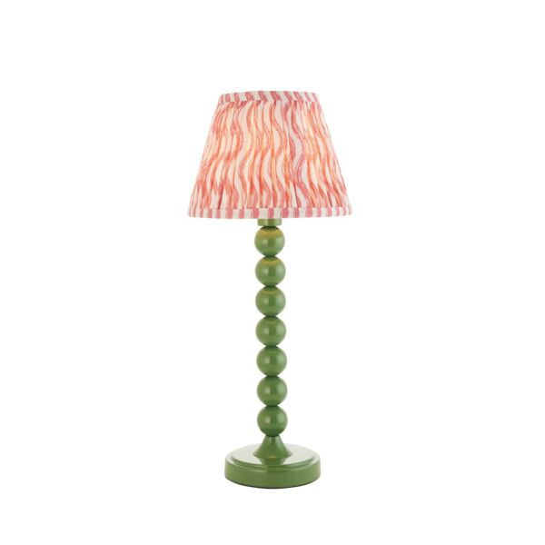 Endon Lighting - Higgledy & Ripple 20cm - 116254 - White Pink Table Lamp With Shade