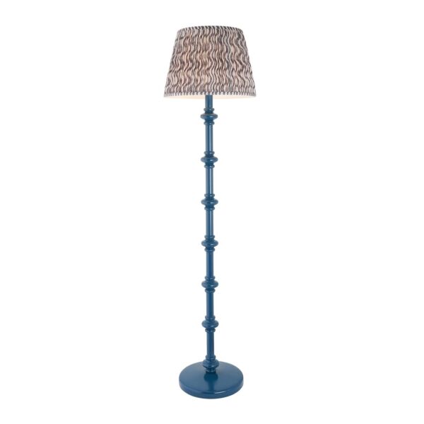 Endon Lighting - Carnaby & Ripple 40cm - 114398 - Blue Grey Floor Lamp