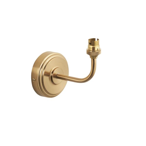 Endon Lighting - Step Arc - 115072 - Aged Brass Wall Light