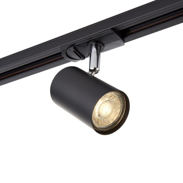 Saxby Lighting - Arezzo - 103848 - Black Chrome Ceiling Track Light