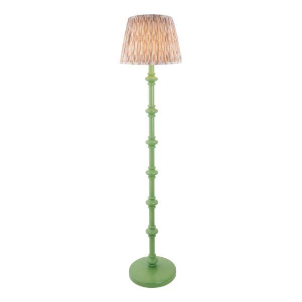 Endon Lighting - Carnaby & Ikat 35cm - 116142 - Green Neutral Floor Lamp