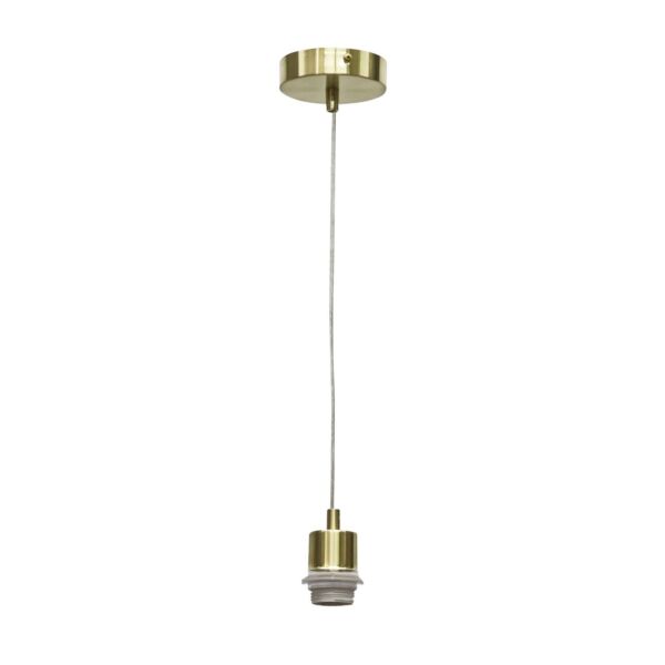 Carss - Satin Brass Ceiling Pendant Flex Suspension Kit for Easy Fit Shades