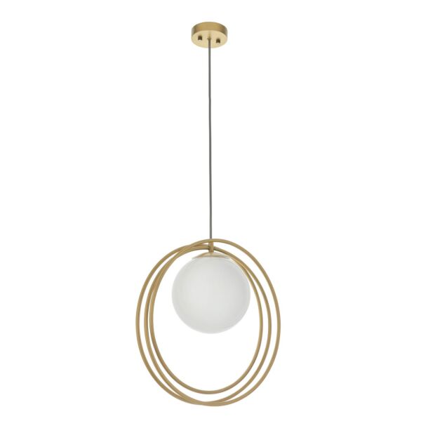 Huntington - Brushed Gold Single Pendant