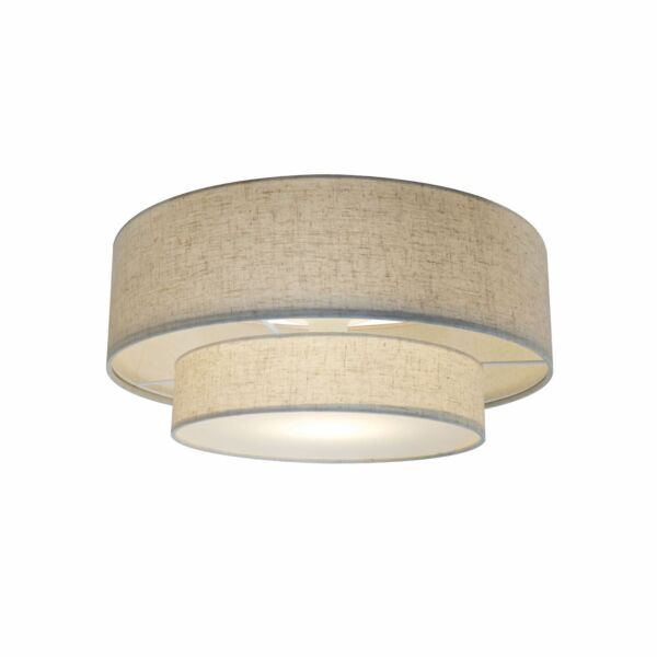 Nordlux - Malodin - 2512436009 - Beige Flush Ceiling Light