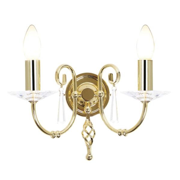 Elstead - Aegean AG2-POL-BRASS Wall Light