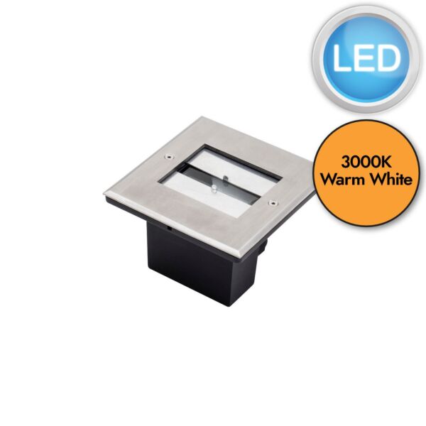 Konstsmide - Ground Spot - 7961-310 - LED Stainless Steel IP65 Outdoor Ground Light