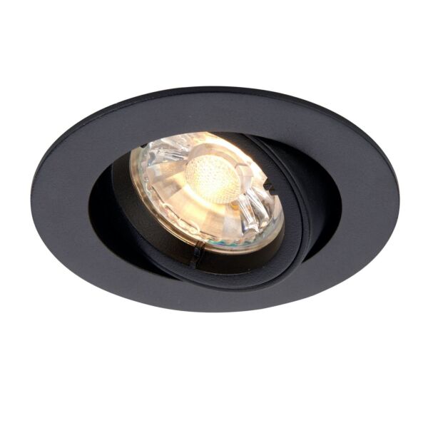 Saxby Lighting - Cast - 95919 - Black Tilt Recessed Ceiling Downlight